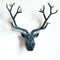 Résine 3d grande tête de cerf décor à la maison pour mur statue décoration accessoires Sculpture abstraite moderne Animal tête chambre décoration murale